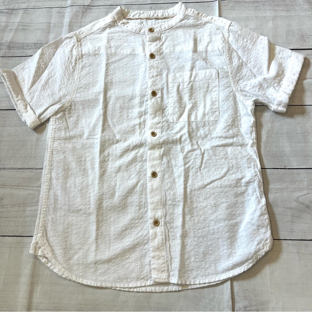 Zara White Button Down Shirt